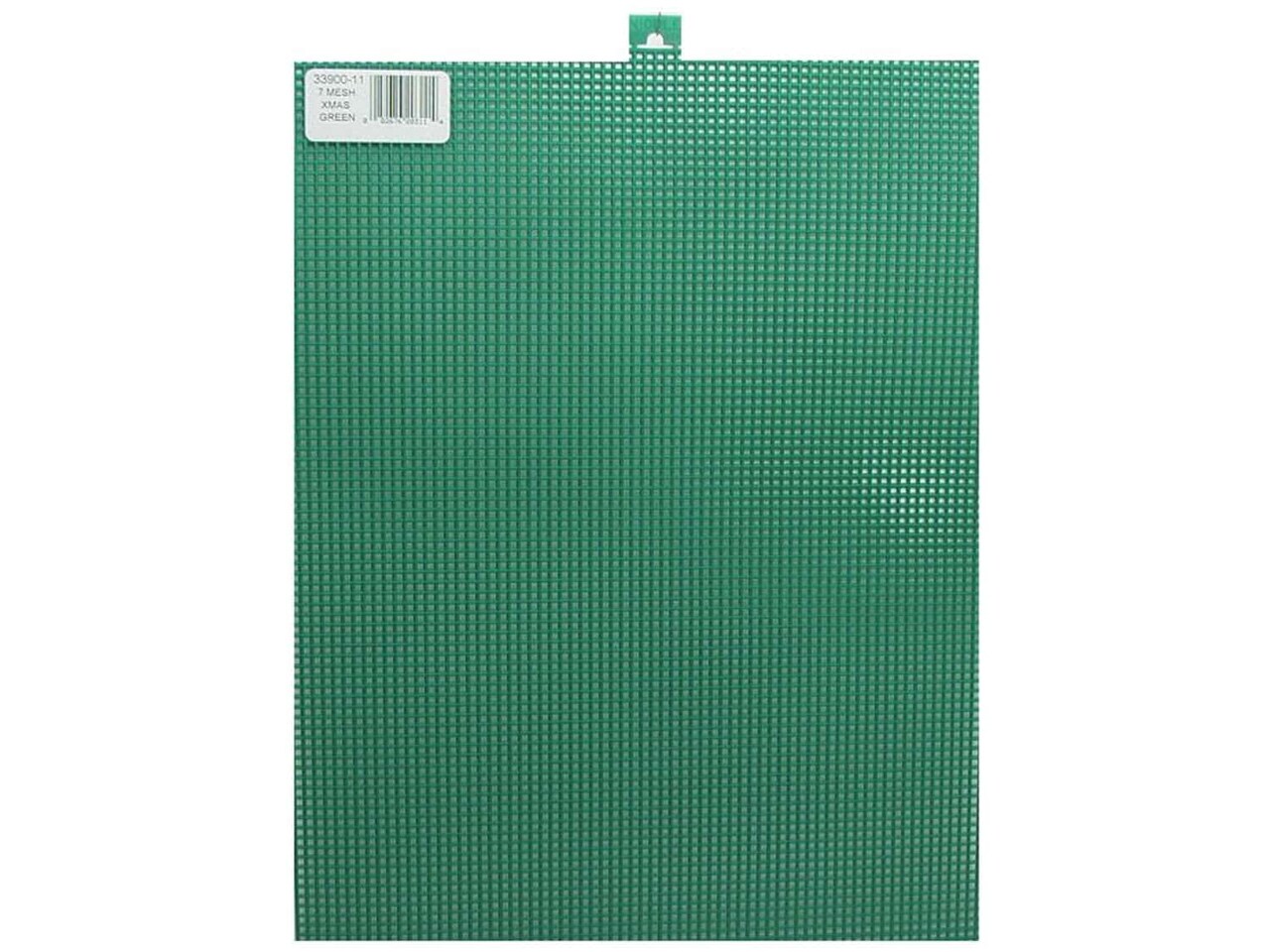 Darice Plastic Canvas #7 Mesh 10 1/2 x 13 1/2 in. Christmas Green